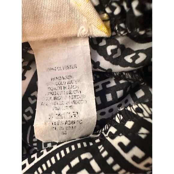 Beautiful Limonata Shorts Size Medium Womens Black White Striped Shorts Good Con - Picture 4 of 6